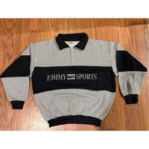 Tommy Sport Crew Quarter Zip Size XL